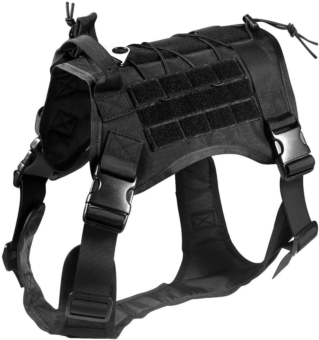 image-Outdoor Tactical Training Dog Clothes Large Dog Vest Camouflage Pet Vest