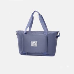 image-Foldable Storage Travel Bag Waterproof Large Capacity Gym Fitness Bag Weekender Overnight For Women