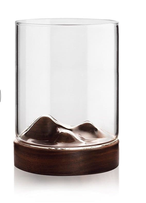 image-High Borosilicate Glass Water Cup Mountain Style Tea Cup