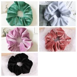 image-Flannel Hair Tie Hair Rope Amazon Velvet Fashion Ponytail Hair Accessories