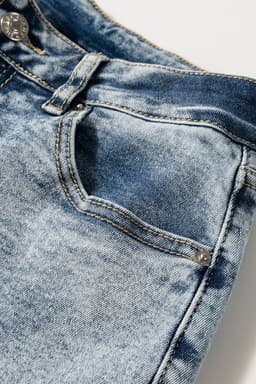 image-Myosotis High Rise Button Zip Fly Jeans - Medium Wash