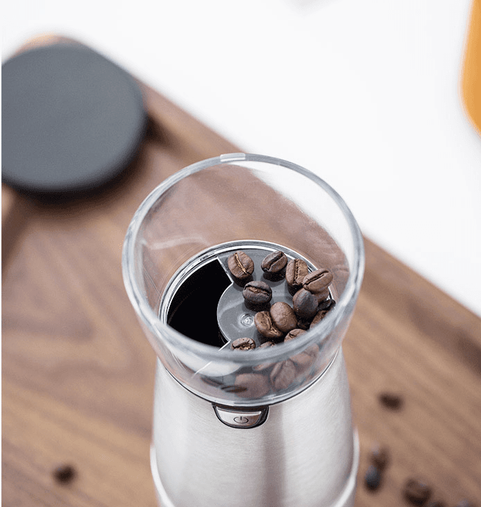 image-Electric Coffee Grinder Stainless Steel Hand Grinder