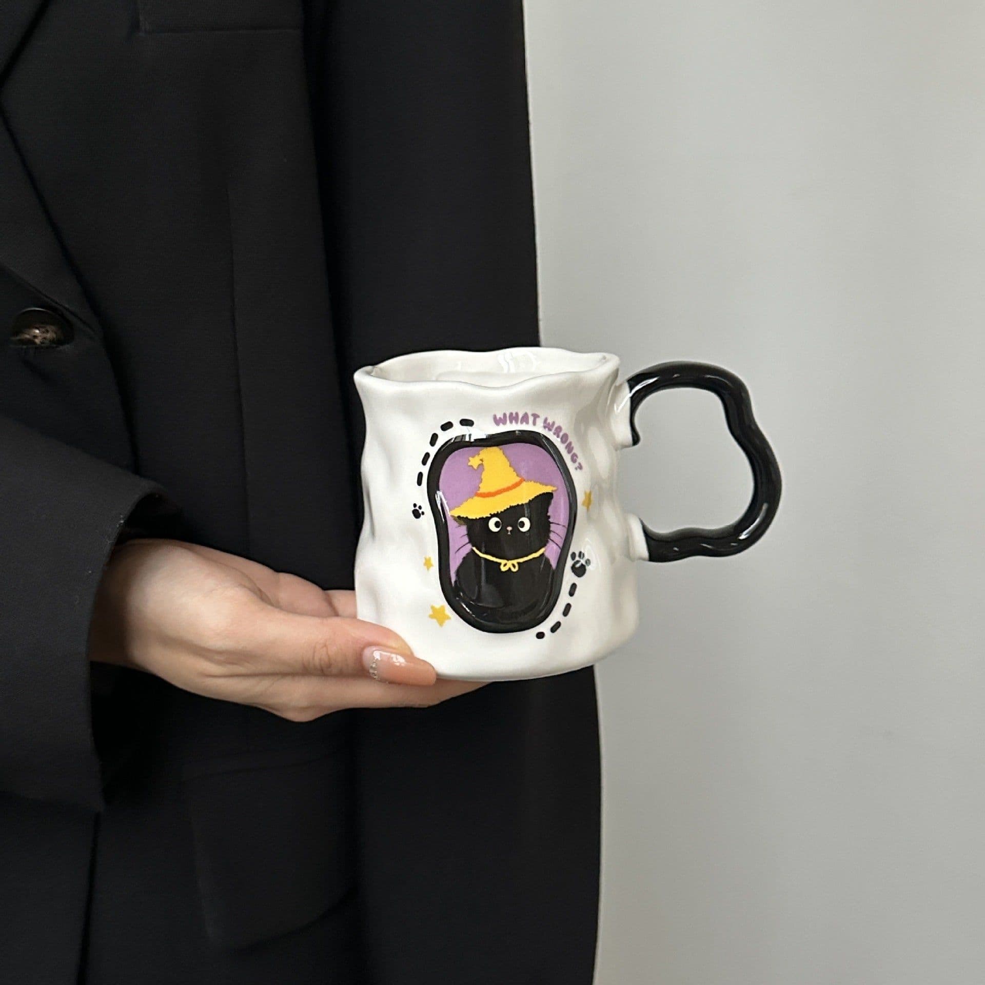 image-Cup Ceramic Hand High Sense Water Cup Box