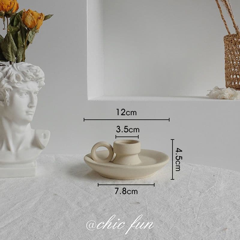 image-Simplicity Ceramic Vase Dry Flower Arrangement Home Decoration Ornament Living Room Display Art Vases