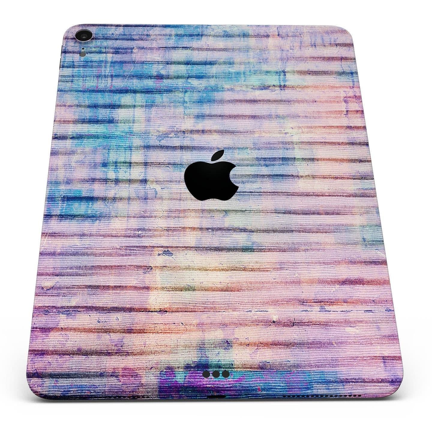 image-Dripping Blue Paint - Full Body Skin Decal for the Apple iPad Pro