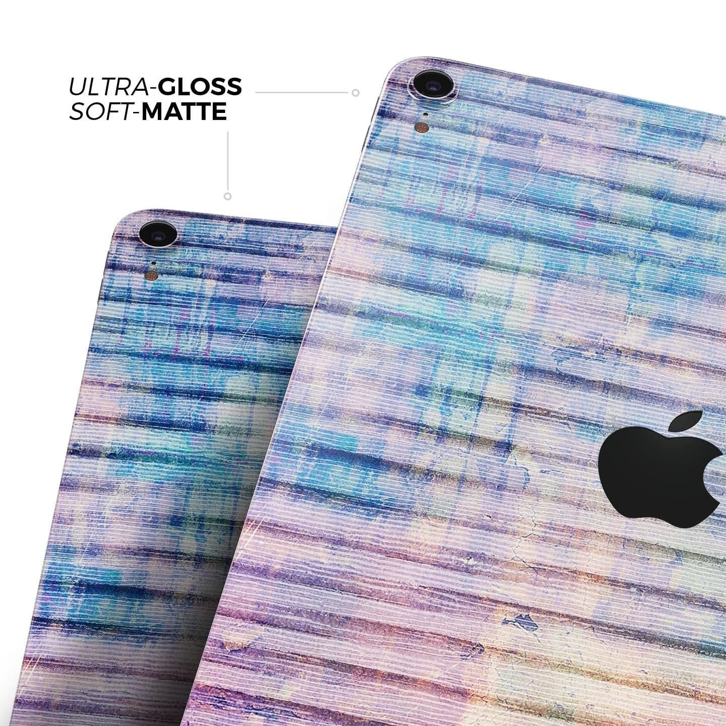 image-Dripping Blue Paint - Full Body Skin Decal for the Apple iPad Pro