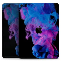 image-Glowing Pink and Blue CloudSwirl - Full Body Skin Decal for the Apple