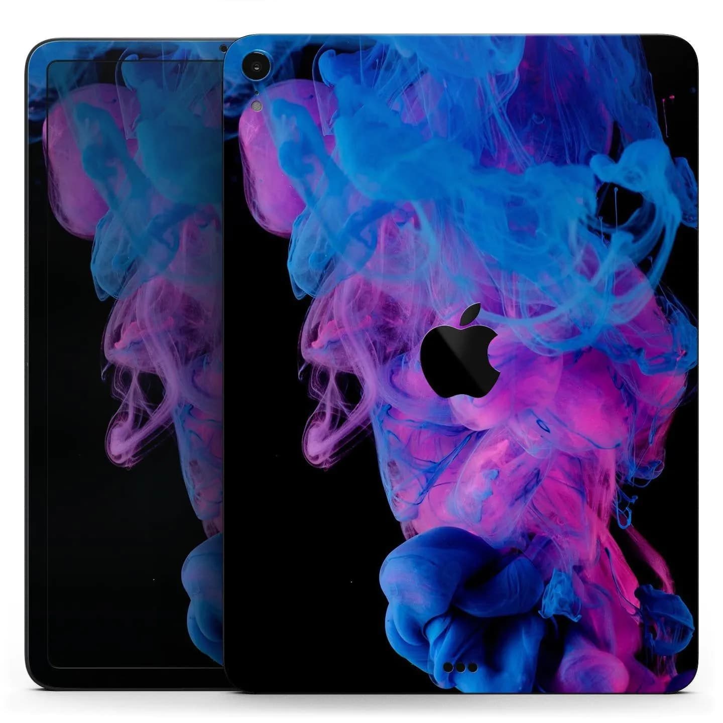 image-Glowing Pink and Blue CloudSwirl - Full Body Skin Decal for the Apple