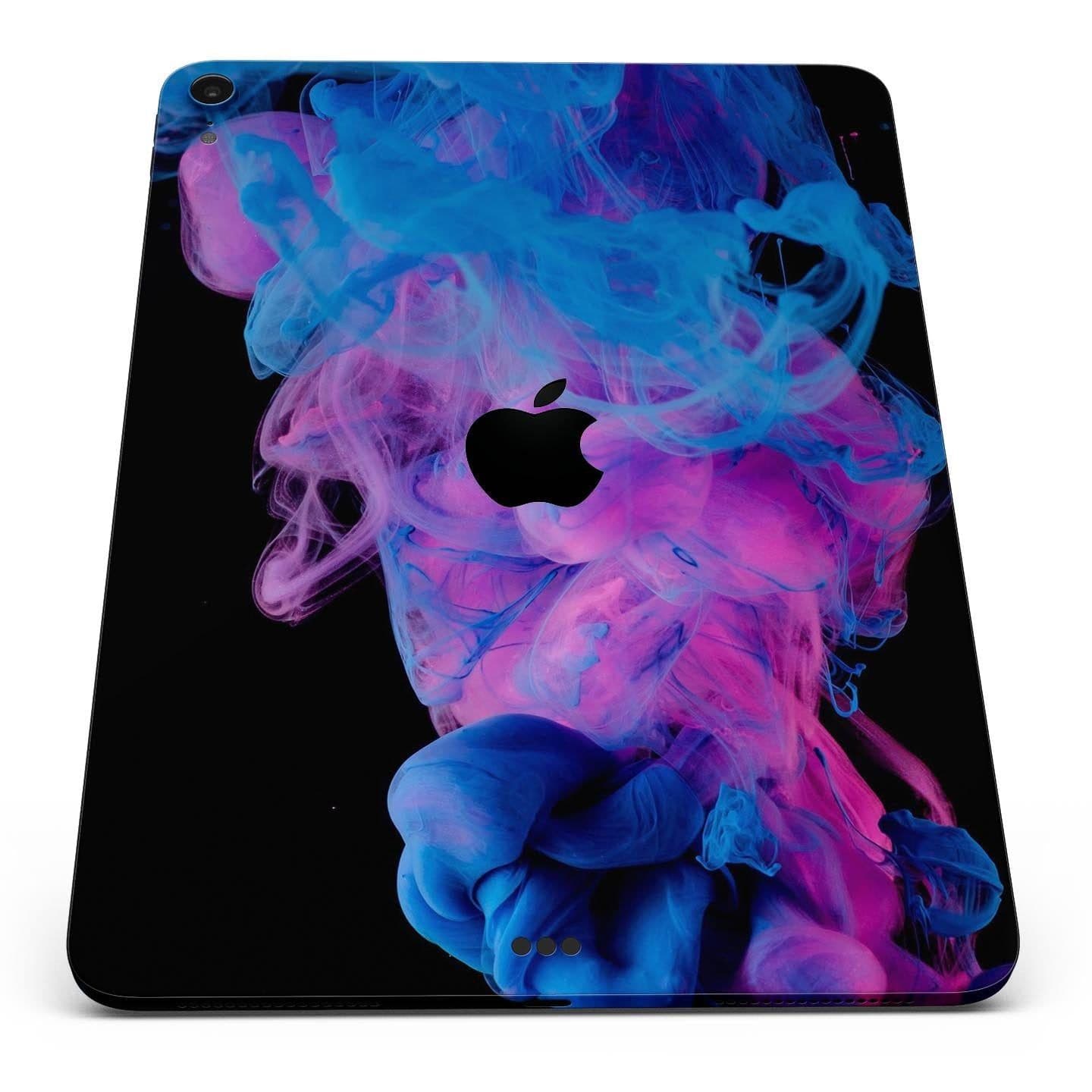 image-Glowing Pink and Blue CloudSwirl - Full Body Skin Decal for the Apple