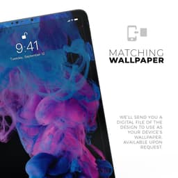 image-Glowing Pink and Blue CloudSwirl - Full Body Skin Decal for the Apple