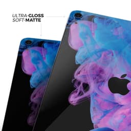 image-Glowing Pink and Blue CloudSwirl - Full Body Skin Decal for the Apple