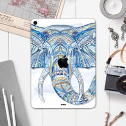 image-Geometric Sacred Elephant - Full Body Skin Decal for the Apple iPad
