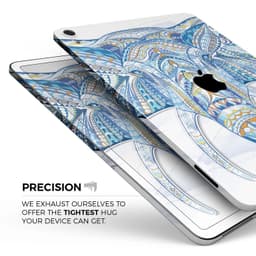 image-Geometric Sacred Elephant - Full Body Skin Decal for the Apple iPad