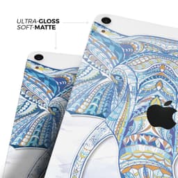 image-Geometric Sacred Elephant - Full Body Skin Decal for the Apple iPad