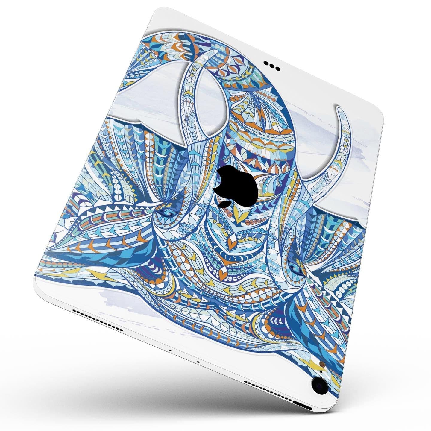 image-Geometric Sacred Elephant - Full Body Skin Decal for the Apple iPad