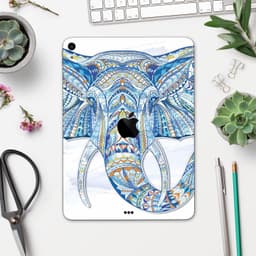 image-Geometric Sacred Elephant - Full Body Skin Decal for the Apple iPad