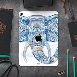 image-Geometric Sacred Elephant - Full Body Skin Decal for the Apple iPad