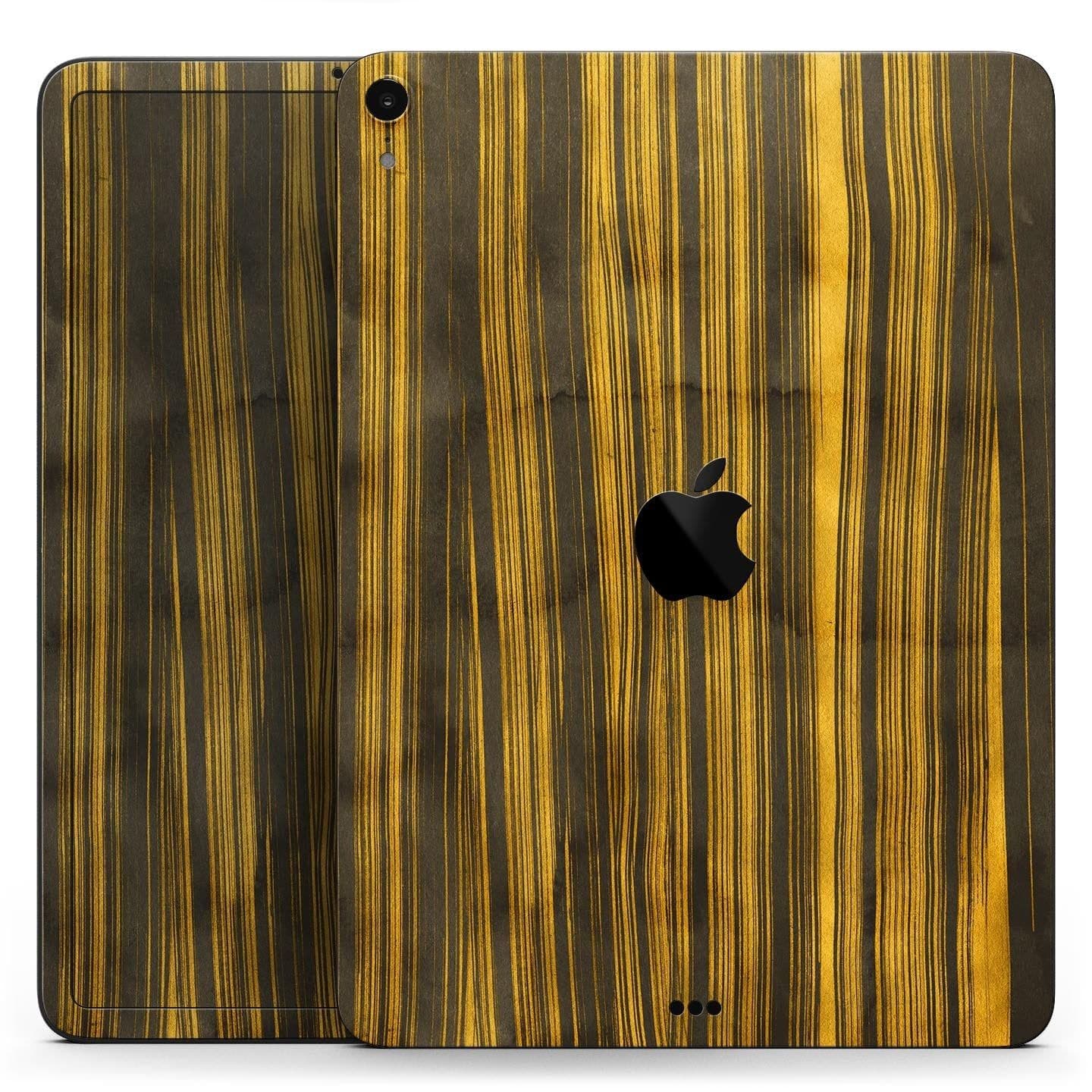 image-Gold Standard ZebraWood - Full Body Skin Decal for the Apple iPad Pro