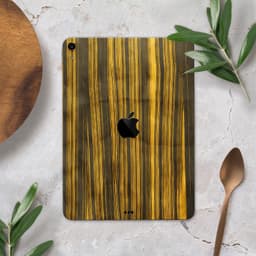 image-Gold Standard ZebraWood - Full Body Skin Decal for the Apple iPad Pro