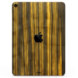 image-Gold Standard ZebraWood - Full Body Skin Decal for the Apple iPad Pro