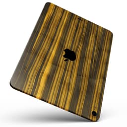 image-Gold Standard ZebraWood - Full Body Skin Decal for the Apple iPad Pro