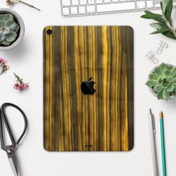 image-Gold Standard ZebraWood - Full Body Skin Decal for the Apple iPad Pro
