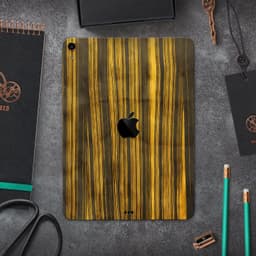 image-Gold Standard ZebraWood - Full Body Skin Decal for the Apple iPad Pro