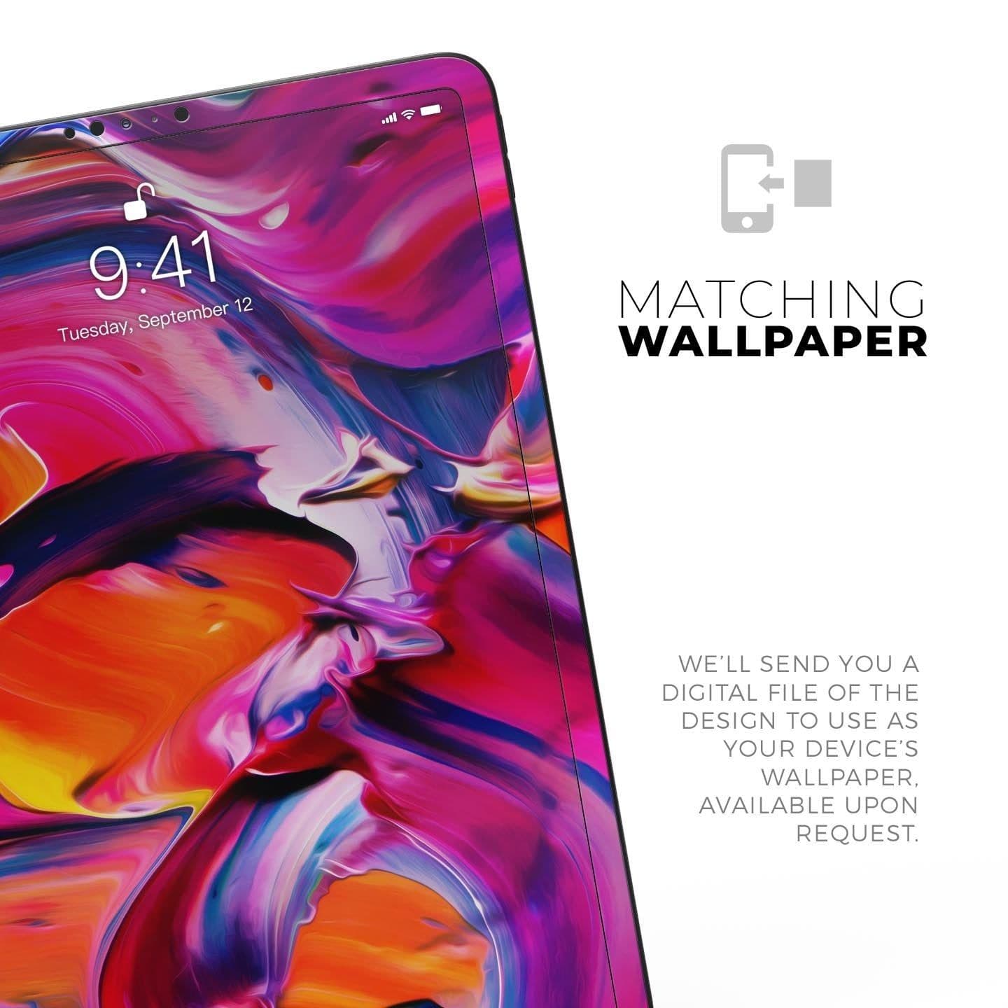 image-Blurred Abstract Flow V9 - Full Body Skin Decal for the Apple iPad Pro