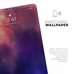 image-Abstract Fire & Ice V17 - Full Body Skin Decal for the Apple iPad Pro