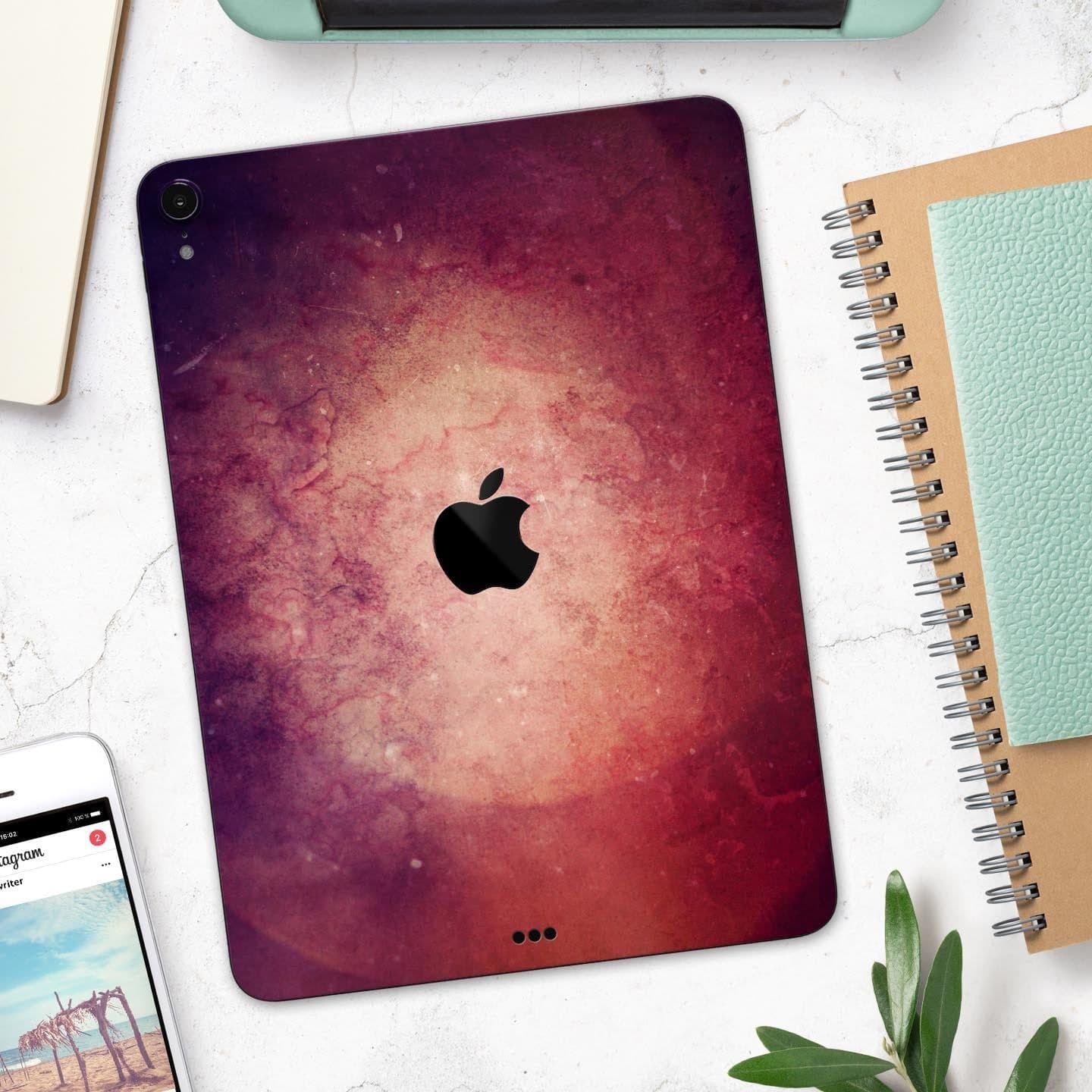 image-Abstract Fire & Ice V20 - Full Body Skin Decal for the Apple iPad Pro