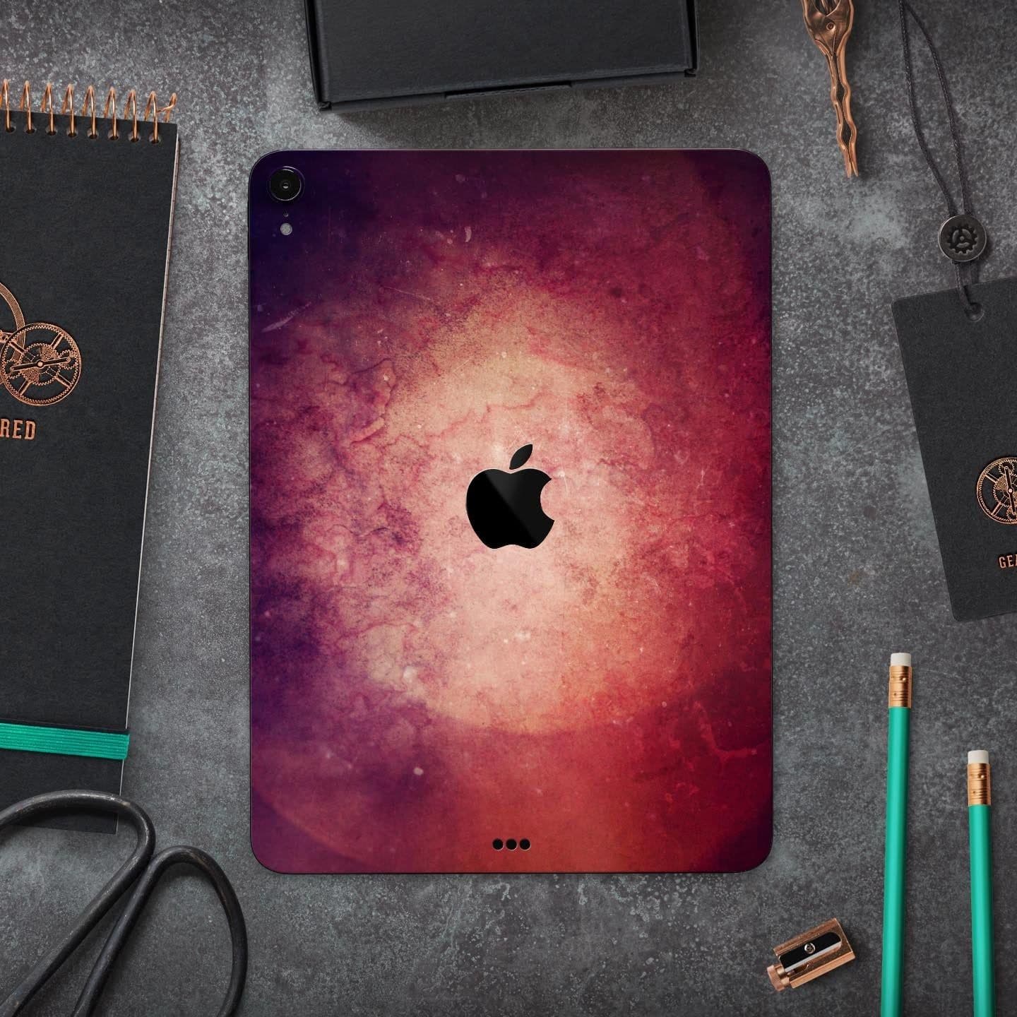 image-Abstract Fire & Ice V20 - Full Body Skin Decal for the Apple iPad Pro