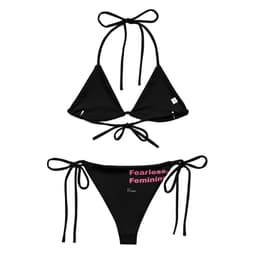 image-All-over print recycled string bikini