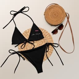 image-All-over print recycled string bikini