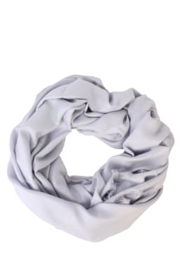 image-Alpaca Royal wool and silk silver-gray shawl