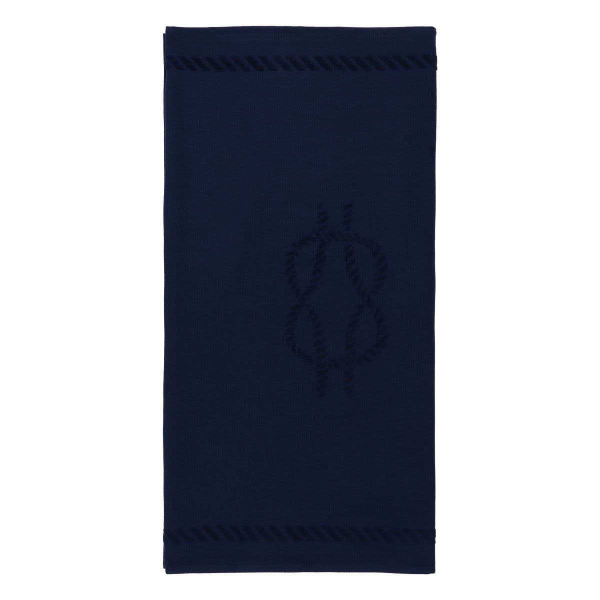 image-Anemoss Sailor Knot Strandhandtuch 70x140 cm Marineblau