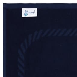 image-Anemoss Sailor Knot Strandhandtuch 70x140 cm Marineblau