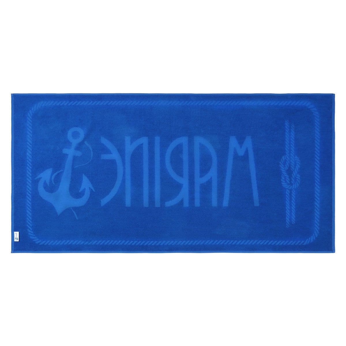 image-Anemoss Anchor Strandhandtuch 70x140 cm Mitternachtsblau