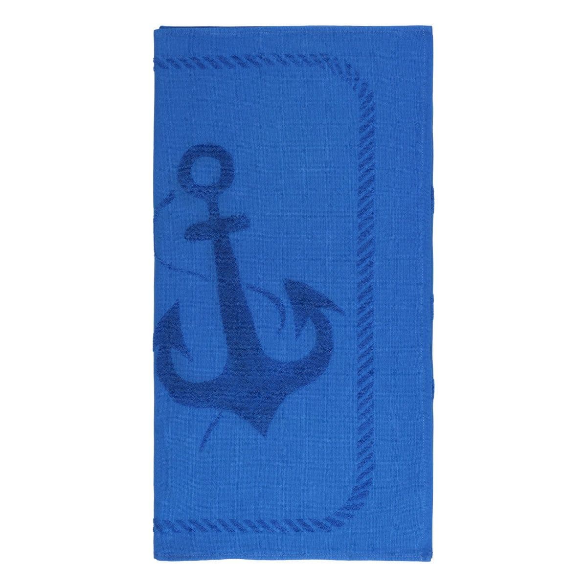 image-Anemoss Anchor Strandhandtuch 70x140 cm Mitternachtsblau