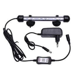 image-LED RGB Aquarium Light 18-38cm Bluetooth-compatible Colour Changing Fish Tank Lamp Waterproof Submersible Plant LED Lights Decor