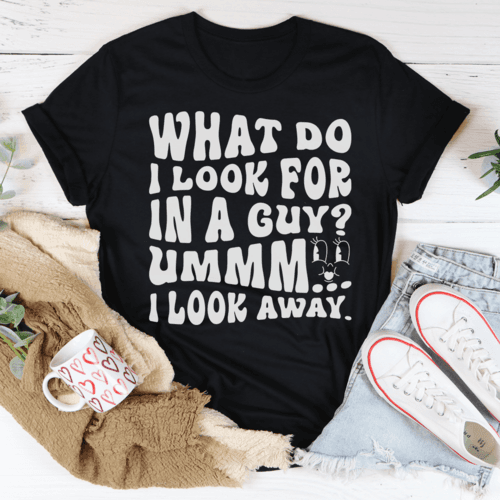 image-What Do I Look For In A Guy T-Shirt