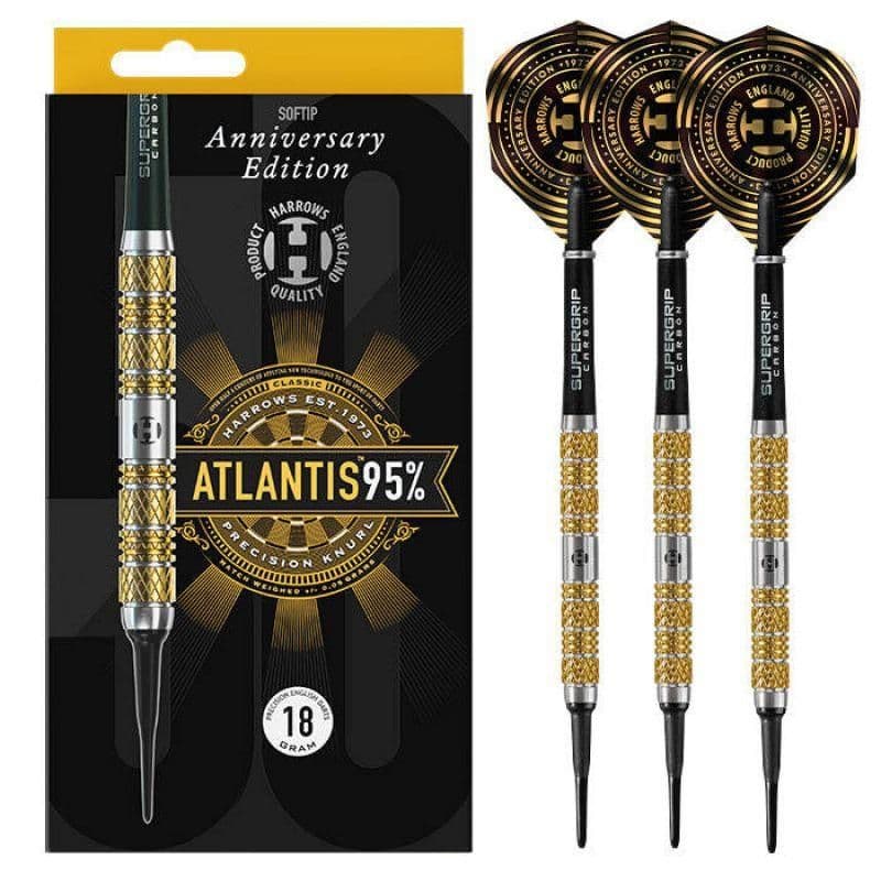 image-Harrows Atlantis 95% 50th Anniversary Edition softip darts 16967