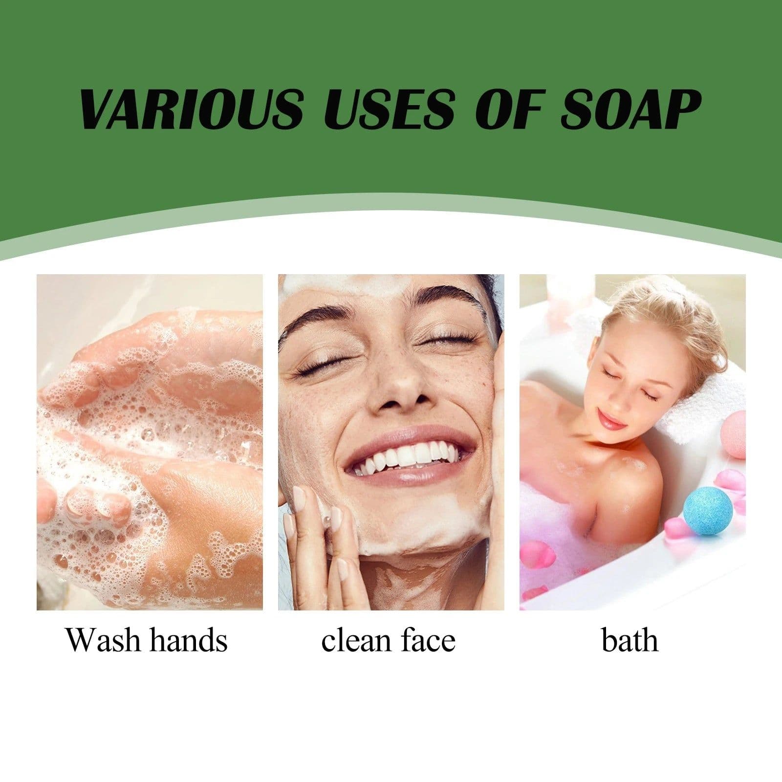 image-Bamboo Charcoal Cleansing Face Soap Remove Facial Dirt Reduce Blackheads Prevent Pore Blockage Deep Exfoliating Cleansing Soap