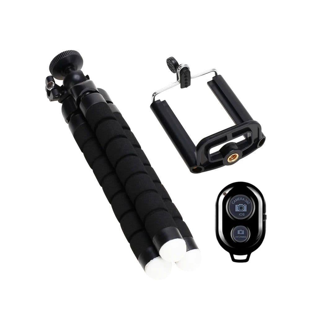 image-Tripods Tripod For Phone Mobile Camera Holder Clip Smartphone Monopod Tripe Stand Octopus Mini Tripod Stativ For Phone
