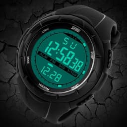 image-SKMEI Fashion Simple Sport watch Men Military Watches Alarm Clock Shock Resistant Waterproof Digital Watch reloj hombre 1025
