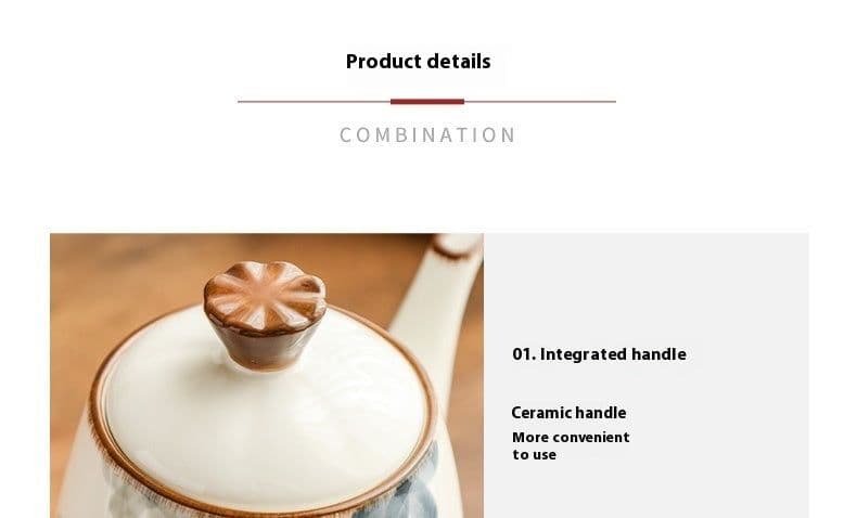 image-Underglaze Cup Suit Household Living Room Water Cup Water Pot Tea Set
