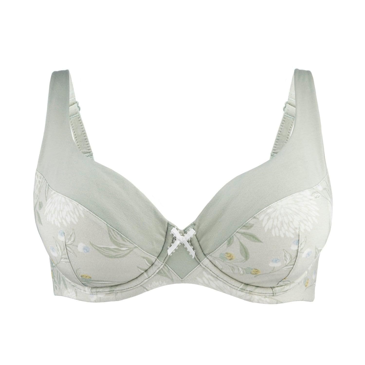 image-Valentina- Silk & Organic Cotton Underwired Full Cup Support Bra