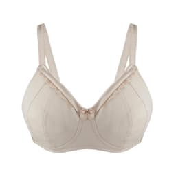 image-Ivory-Supportive Non-Wired Silk & Organic Cotton Full Cup Bra with removable paddings