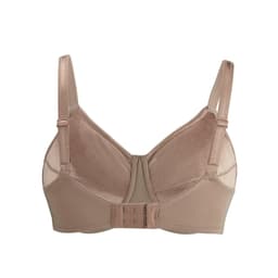 image-Warm Golden-Supportive Non-Wired Silk & Organic Cotton Full Cup Bra with removable paddings