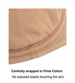 image-Warm Golden-Underwired Silk & Organic Cotton Full Cup Bra with removable paddings