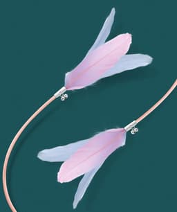 image-New Pet Cat Toy Products Feather Teasing Stick
